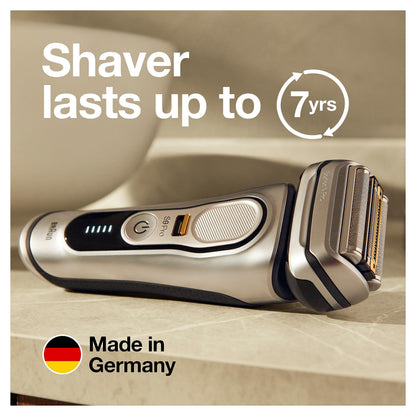 Braun Series 8 electric shaver — close and gentle on dense beards