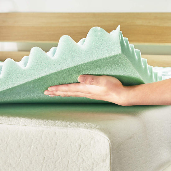 MATTRESS_COVER — Green tea infused memory foam topper