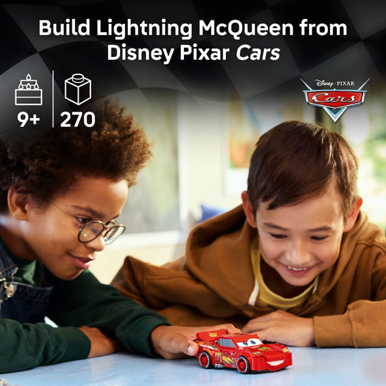 LEGO Speed Champions building blocks – Lightning McQueen race car toy for kids 9+