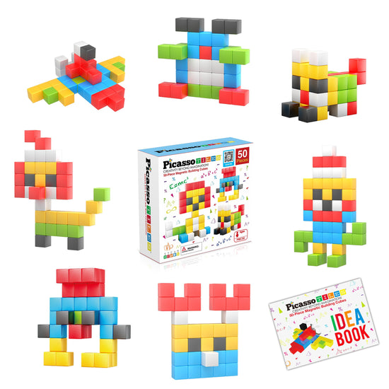 Toy building block — PicassoTiles Cube Paren1