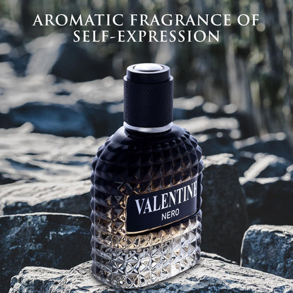 Personal fragrance — Woody aromatic scent with floral and mineral notes by Valentine Nero 100ml