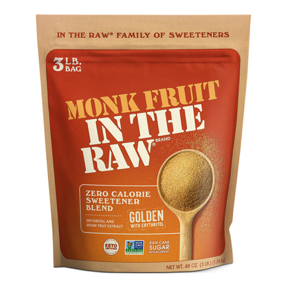 Sugar substitute — Monk fruit sweetener with erythritol, sugar-free by Monk Fruit in the Raw