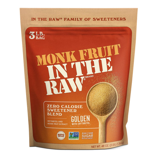 Sugar substitute — Monk fruit sweetener with erythritol, sugar-free by Monk Fruit in the Raw