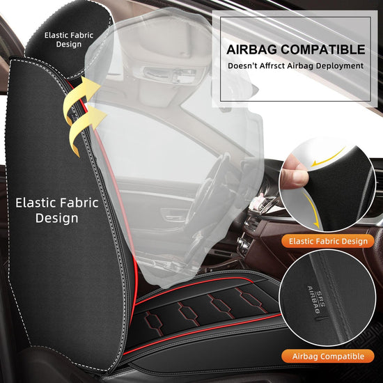AOMSAZTO vehicle seat cover - Faux leather for Honda Ridgeline 2006-2026