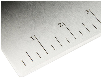 Amazon Basics kitchen knife — stainless steel multi-purpose bench scraper with grip
