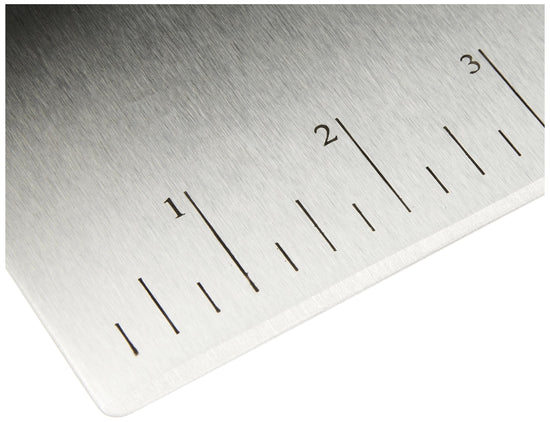 Amazon Basics kitchen knife — stainless steel multi-purpose bench scraper with grip