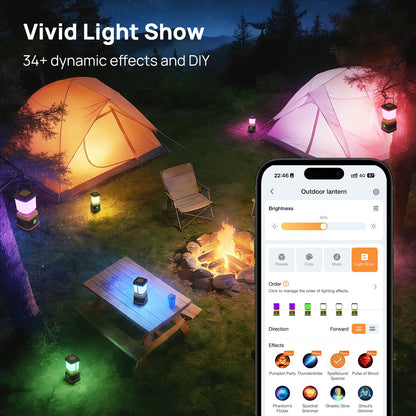 Consciot electric lantern — 1000LM battery powered camping light