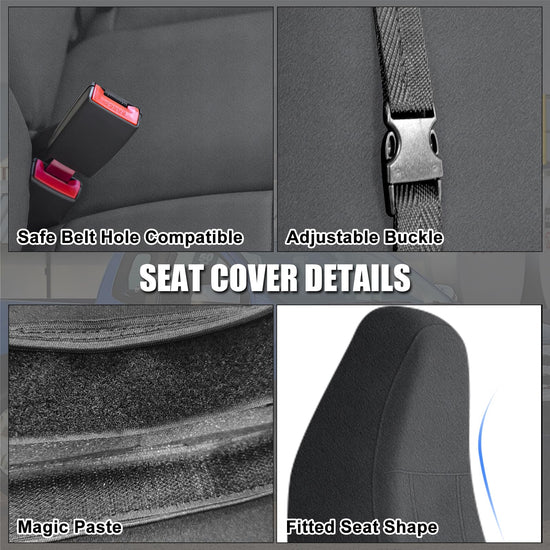 SAPUBK vehicle seat cover — Custom-fit for 1993-2008 Ford E-Series van seats