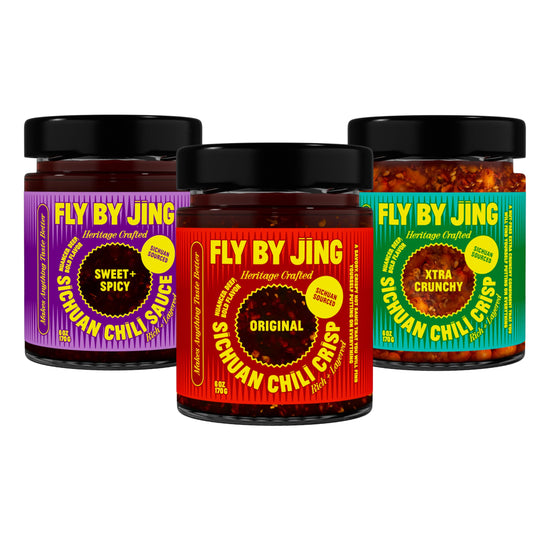 Sauce — Sichuan chili crisp bundle with three spicy vegan options