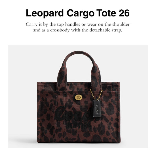 Coach handbag — cargo tote 26 design