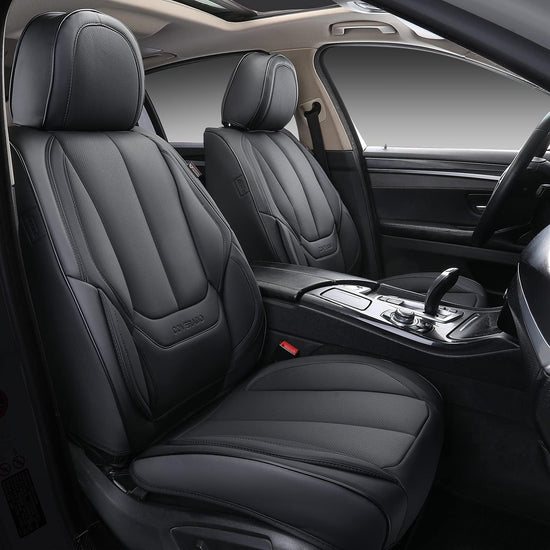 Coverado seat covers - waterproof nappa leather car seat protector for sedans and SUVs