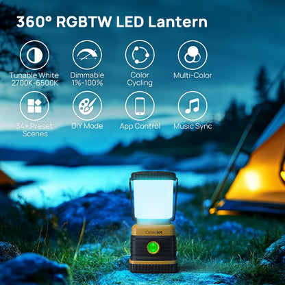 Consciot electric lantern — 1000LM battery powered camping light