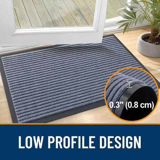 OLANLY rug — waterproof heavy duty doormat for indoor outdoor use