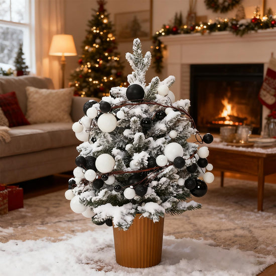 Yuxung garland — 6 ft Christmas ball ornaments for indoor and outdoor decoration accessories