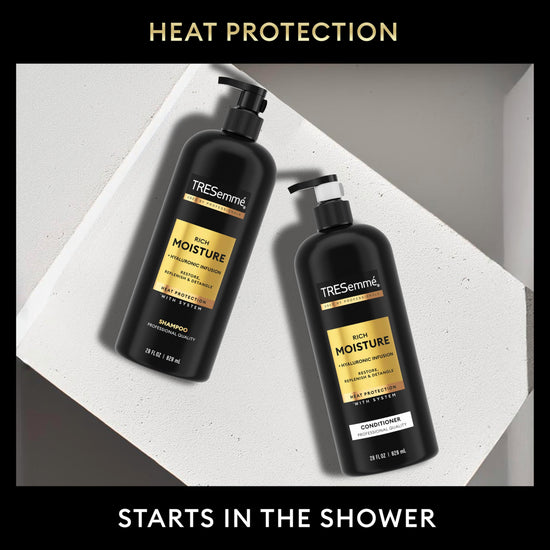 TRESemmé rich moisture shampoo and conditioner with vitamin E and biotin 28 oz
