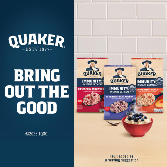Breakfast cereal — Quaker instant oatmeal maple brown sugar 48 packets