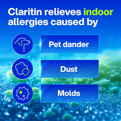 Claritin allergy medicine — 24 hour non-drowsy relief, 100 count tablets