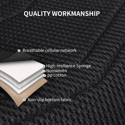 HChengkikz vehicle seat cover - leather, breathable and sporty design for universal fit