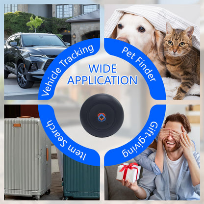 GPS Tracker for Vehicles, Cars, Motorcycles & Fleet - Real-Time Portable Magnetic Tracking Device, No Monthly Fee No Subscription, Global Coverage Location Tracker for Car Kids, Elderly, Pets & Assets