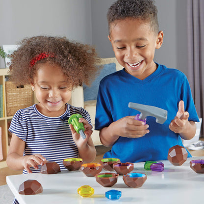 Learning Resources Rock 'n gem surprise activity set — sorting and counting skills 19 pieces ages 3+