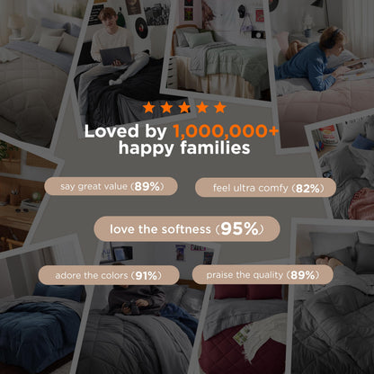 Bedsure bedding set — reversible comforter with sheets and pillowcases