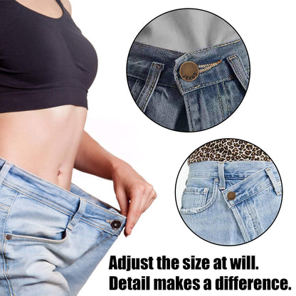 TOOVREN sewing button — 8 pieces no sew button pins for pants
