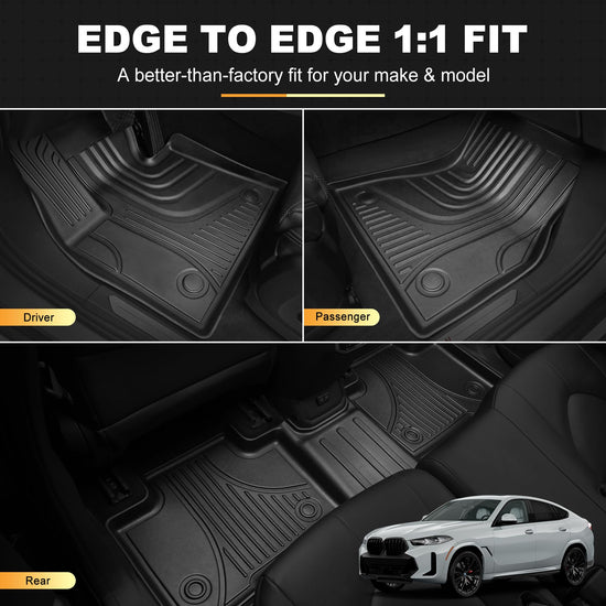 VEHICLE_MAT — AOMSAZTO all weather floor mats for 2020-2026 BMW X6