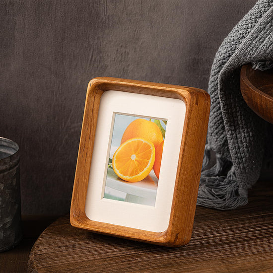 Youncewooder picture frame — Handmade natural wood design for wall and tabletop display