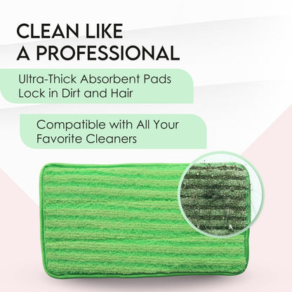 Reusable mop pads by Turbo — washable microfiber for Swiffer Sweeper mops
