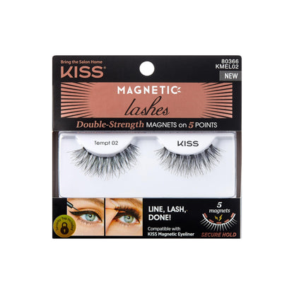 KISS false eyelashes — magnetic eyeliner included
