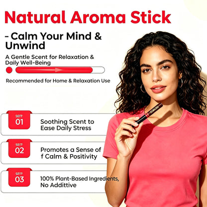 Botanical Fragrance Stick Set, Plant-Based Mullein, Thyme & Mint Botanical Scent, Non-Electronic Personal Fragrance Accessory 2