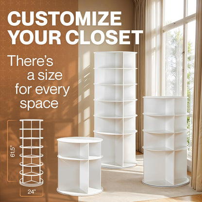 SHELF — 360-degree rotating shoe rack by LOFT & Ivy