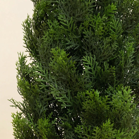 Nearly Natural artificial tree — 4ft faux cedar with nursery planter and UV resistance