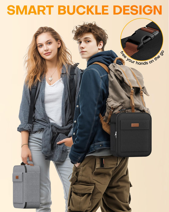 HOTOR meal holder — large capacity insulated lunch bag with multiple pockets