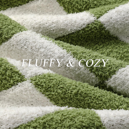bearberry herringbone throw - lightweight soft blanket