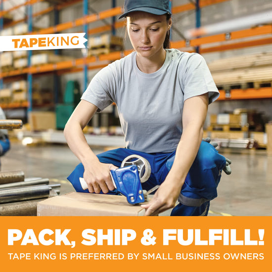 Tape King® clear packing tape — Stronger and thicker 2.7mil adhesive tape for moving and storage