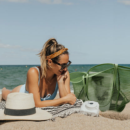 KALIDI tote bag — Foldable nylon mesh for beach and picnic use