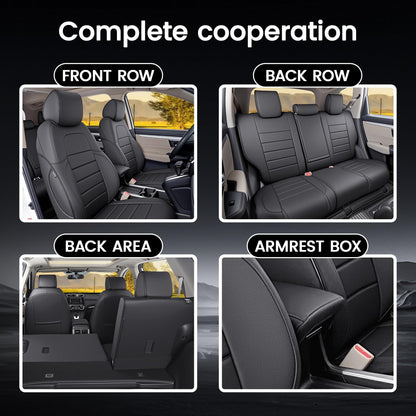 HKZ vehicle seat covers - leather for Honda CR-V 2017-2022 models