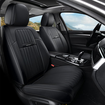 Coverado seat covers — waterproof nappa leather car seat covers for front seats