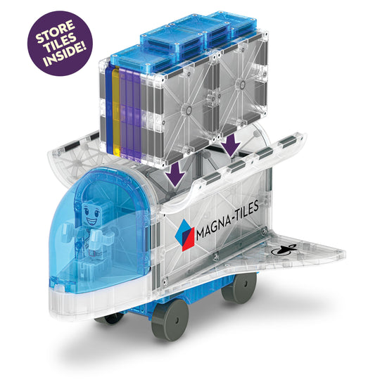 MAGNA-TILES Space 32-piece magnetic construction set - Original magnetic building brand