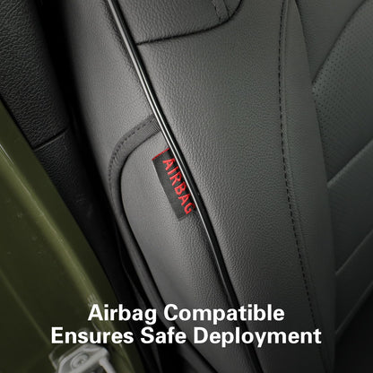 EKR seat covers - custom fit waterproof leather for Jeep Wrangler 2010-2012 2 door
