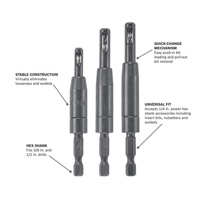 Bosch Clic-Change Number 6 Self-Centering Bit