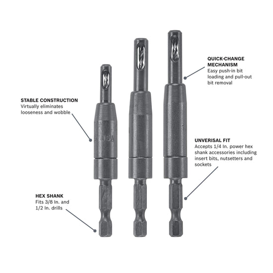 Bosch Clic-Change Number 6 Self-Centering Bit