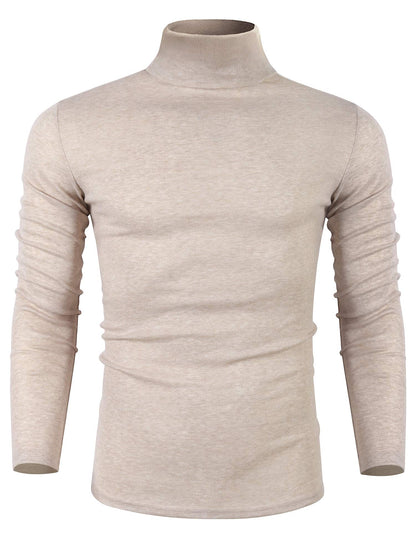 Sweater — Slim fit knitted turtleneck pullover by Poriff
