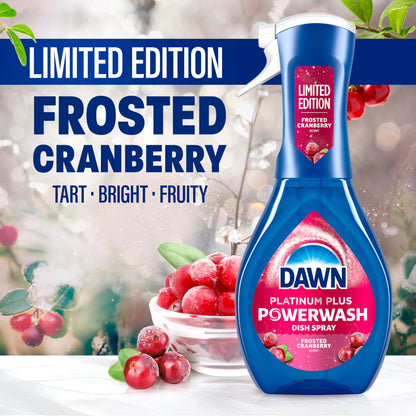 Dawn Powerwash spray - Frosted cranberry cleaning agent starter kit, 16 fl oz