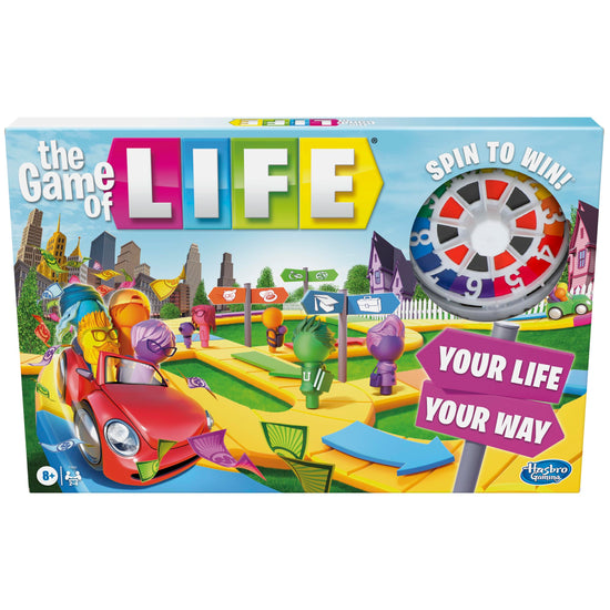 The Game of Life board game — Family fun for 2 to 4 players aged 8 and up