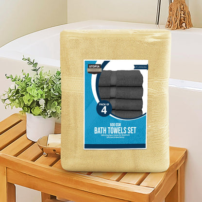 Towel — Premium ring spun cotton 600 GSM Utopia Towels 27x54