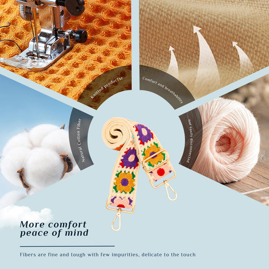 Body strap — Adjustable replacement for chushui knit purse