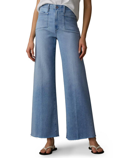 PHISOCKAT high waisted wide leg jeans - stretchy baggy denim pants with pocketsPHISOCKAT high waisted wide leg pants - stretchy baggy denim with pockets