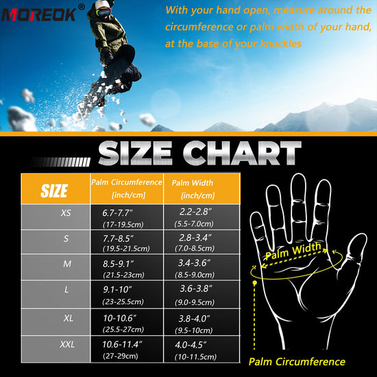 Sport activity glove — Waterproof and windproof winter gloves for men and women